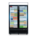 WESTLAKE 2-Glass Door, WKR-48GB Commercial 48" Reach-In Merchandiser — 36 Cu.ft | Cubigel + ETL