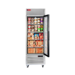 WESTLAKE Commercial Freezer Merchandiser 27" 1-Glass Door 23 Cu.ft Stainless Steel | ETL DOE Reach-In Display for Restaurant - Image 2