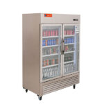 2 Glass Door 54" Commercial Reach-In Refrigerator - Image 2