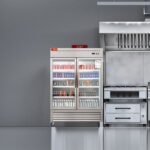 2 Glass Door 54" Commercial Reach-In Refrigerator - Image 3